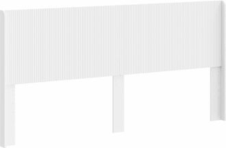 vidaXL Cabecero Blanco Madera De Ingenier&iacute;a Vidaxl