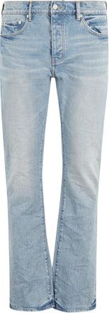 Purple Indigo Flare Worn Jeans - Heren - Slim Fit Jeans - Blauw - W29 - Jeans