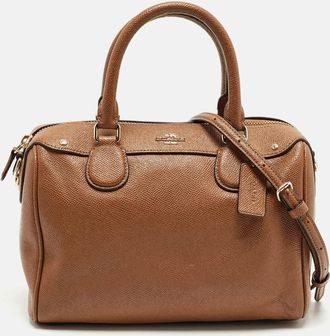 Coach Bennett Mini Brown Leather Satchel