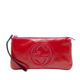 Gucci Pre-owned Clutches, female, Red, Size: ONE SIZE Pre-owned Vintage Clutch
