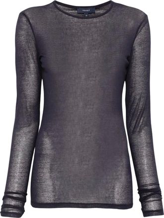 SOEUR Soeur, Truien & Vesten, Dames, Paars, M, Katoen, Jia Long Sleeve Top