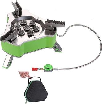 OEM Estufa De Gas Port&aacute;til Para Acampar Al Aire Libre Con Soporte De Tr&iacute;pode Piezoel&eacute;ctrico De Encendido, Adecuada Para Senderismo Y Supervivencia En P&iacute;cn