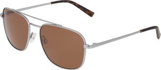 Nautica N108SP 040 Mens Sunglasses Silver Size 57