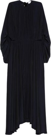 Lanvin Asymmetrical Hemline Maxi Dress