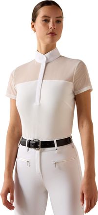 Ariat Womens Allure Show Shirt in White, Size 2X-Small, by Ariat
