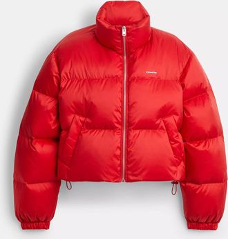 Coach Short Cropped Puffer Jacket