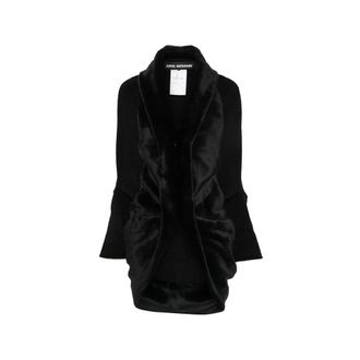 Junya Watanabe Faux-fur Shawl-collar Jacket