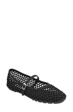 Mia Kora Mary Jane Flat in Black at Nordstrom, Size 7.5
