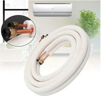 OEM Manguera Aislada De Cobre Y Aluminio Para Aire Acondicionado - 3 Metros De Largo - Refrigeraci&oacute;n Eficiente - F&aacute;cil Instalaci&oacute;n