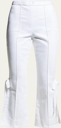 Cinq &agrave; Sept Lou Denim Pants with Ties