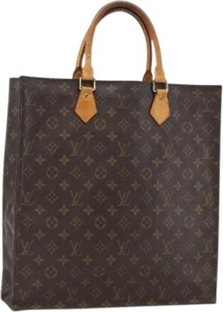 Louis Vuitton Pre-owned Tote Bags, female, Brown, Size: ONE SIZE Pre-owned Canvas Tote Bag