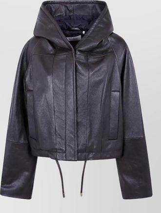 Sportmax leather coat