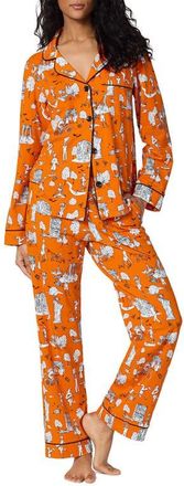 Bedhead Pajamas Long Sleeve Pajamas in Spooky In The City at Nordstrom, Size X-Small