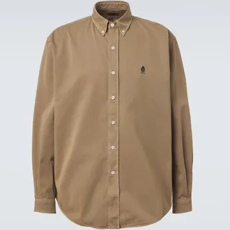 Prada Embroidered cotton shirt