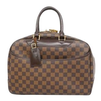 Louis Vuitton Pre-owned Handbags, female, Brown, Size: ONE SIZE Pre-owned Deauville Handbag