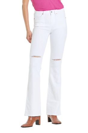 Dear John Denim Jaxtyn High Rise Bootcut Jeans In Optic White
