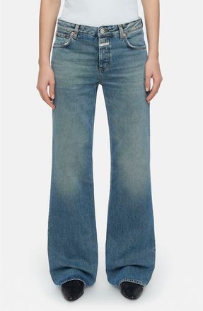 Closed Gillian Mid Rise Flare Jeans in Mid Blue at Nordstrom Rack, Size 31