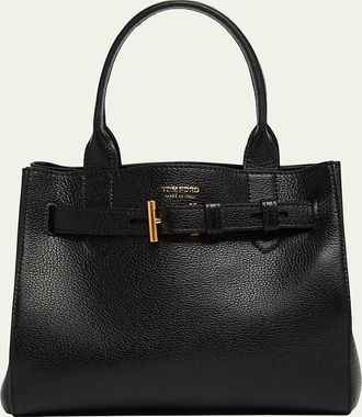 Tom Ford Audrey Small Tote Bag in Grain Leather