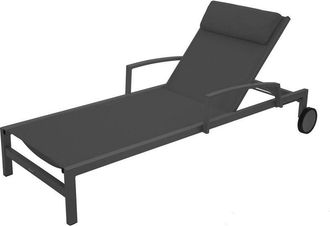 Hesperide Sdraio Ocala in antracite e grafite 2 ruote in alluminio trattato con resina epossidica - Hespéride