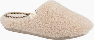 Hush Puppies Womens Good Slipper Teddy Womens Mule Slippers - Tan - Size: 6