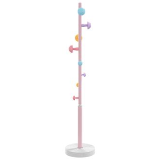 vidaXL Perchero De Hierro Con Recubrimiento En Polvo Rosa 172 Cm Vidaxl