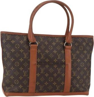 Louis Vuitton Pre-owned Vintage Canvas Tote Bag - Dames - Vintage Shopper - Bruin - ONE Size - Vintage