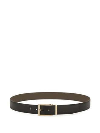 Ferragamo Black Cintura Reversible Belt