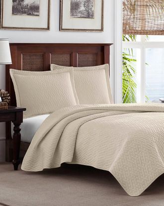 Tommy Bahama Solid Quilt Set