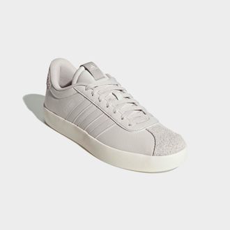 adidas Sneaker ADIDAS SPORTSWEAR VL COURT 3.0, Herren, Gr. 40, grau (grau one, grau one, sanftes wei&szlig;), Leder, Synthetik, Schuhe Sneaker, inspiriert vom Desi