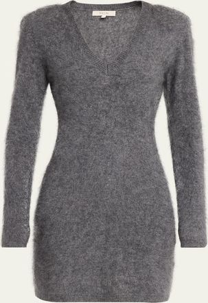 Toccin Sara Brushed Cashmere Mini Sweater Dress