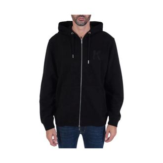 Karl Lagerfeld Heren, Sweatshirts & Hoodies, Zwart, Maat: S Katoen