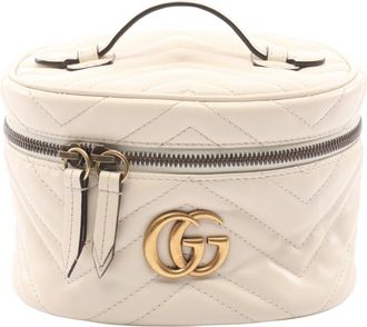 Gucci Ivory Leather Backpack (Pre-Owned)