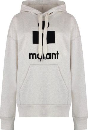 Isabel Marant Hoodies, female, Beige, Size: XS Mansel Cotton Hoodie