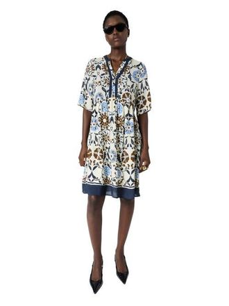 Gerard Darel Romaine Printed Tunic Dress in Ecru at Nordstrom, Size X-Large