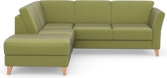 Sit&more Ecksofa »Visby L-Form« Wahlweise mit Bettfunktion und Stauraum, frei im Raum stellbar