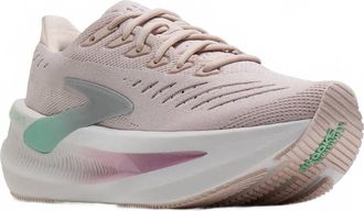 Brooks Womens Glycerin Max 2 Shoes In Pink/yucca/ Metallic