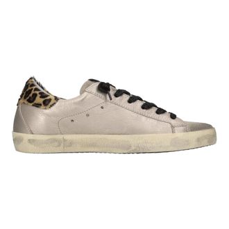 4B12 Schoenen, Dames, Grijs, 38 EU, Leer, Suprime D332