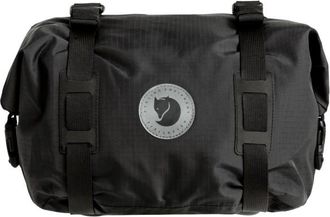 Fj&auml;llr&auml;ven Hoja Handlebar Rolltop Lenkertasche - | schwarz
