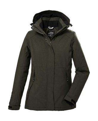 Killtec Outdoorjacke KILLTEC KOW 37 WMN JCKT, Damen, Gr. 48, gr&uuml;n (olivgr&uuml;n), Oberstoff: 100% Polyester, Futter: 100% Polyester, Wattierung: 100% Polyester, J