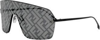 Fendi Accessoires, Dames, Zwart, ONE Size, Authentieke kristallen bril met eersteklas service