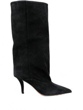 PARIS TEXAS Womens Ines Boots In Black Suede