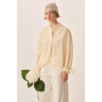 des petit hauts Blouse met ruches, TOLUCA