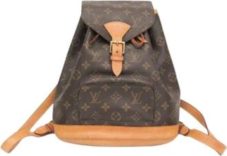 Louis Vuitton Pre-owned Backpacks, female, Brown, Size: ONE SIZE Pre-owned Montsouris MM M51136 Backpack