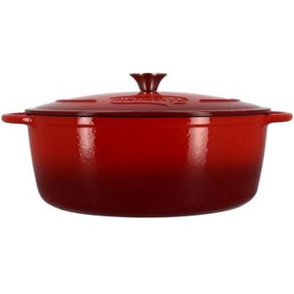 Menastyl Cuisson Cocotte - MENASTYL - 6020105 - Rotonda - In ghisa smaltata - Rossa - 7 litri
