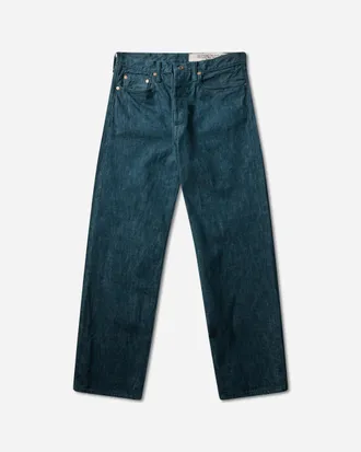 KAPITAL Men s No.4 Plant Dye Denim 5P Monkey TH Pants Plant Dye