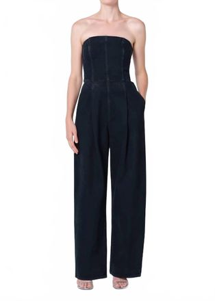 A Gold E Agyness Jumpsuit In Illusion