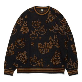 Li-Ning Rijindoujin All-Over Print Sweater Black Brown AMBT007-2