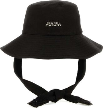 Isabel Marant Isabel Marant Black Canvas Bucket Hat