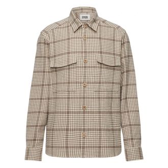 Drykorn Gunray 10 Overshirt - Heren - Casual Overhemden - Bruin - L - Katoen - Overhemden