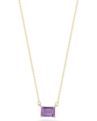 Ember Fine Jewelry 14K Amethist Necklace